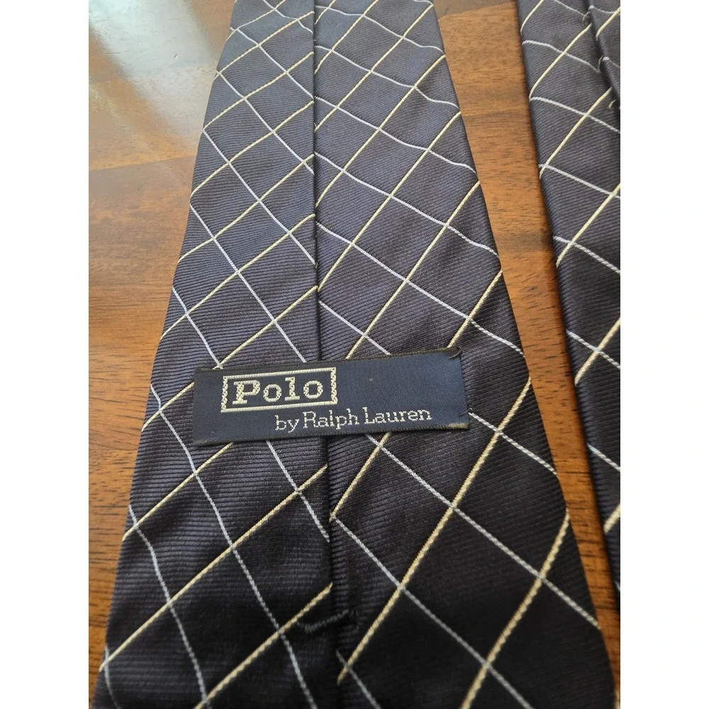 Polo‎ Ralph Lauren Men's Silk Tie Hand Made  Sku 7